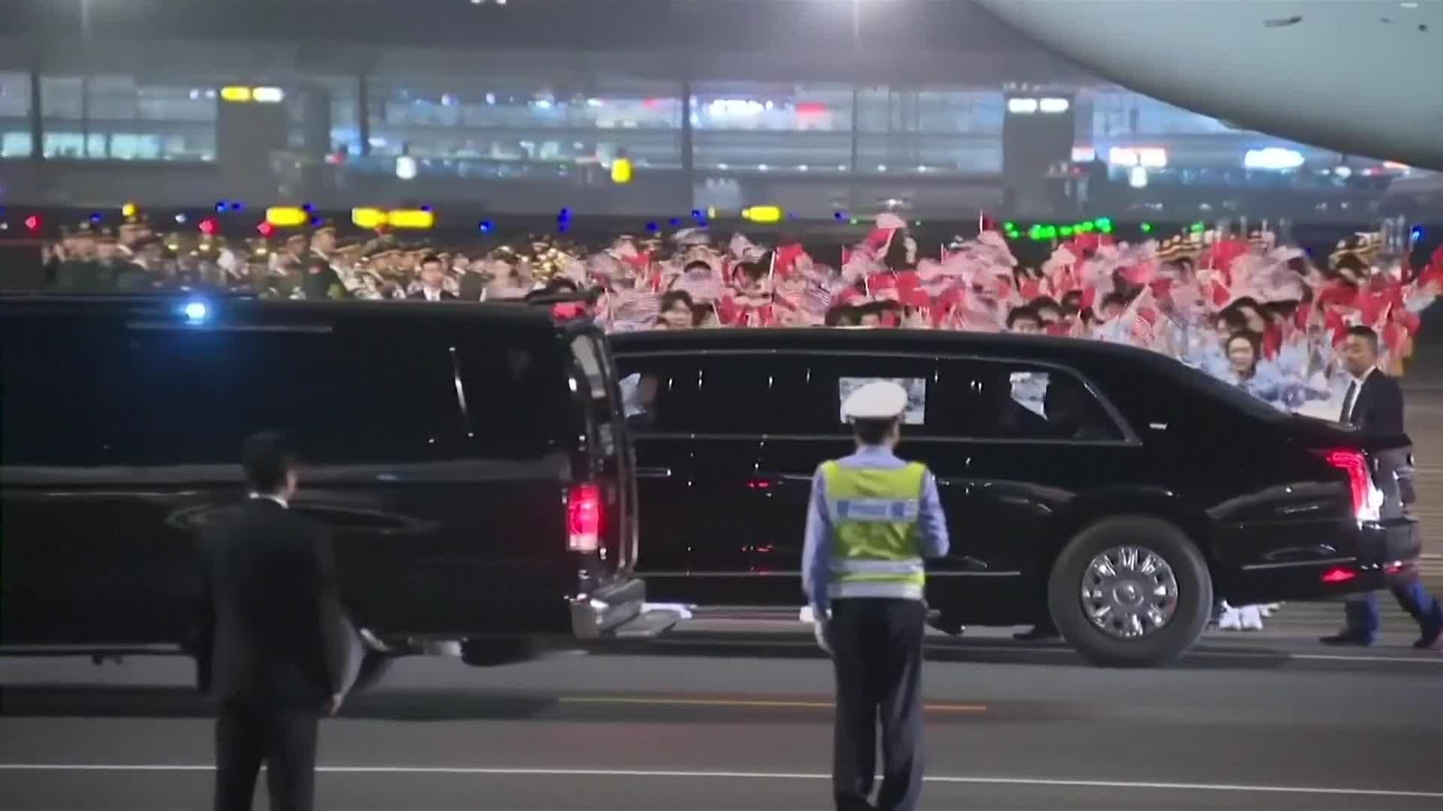 va llegada de trump a china