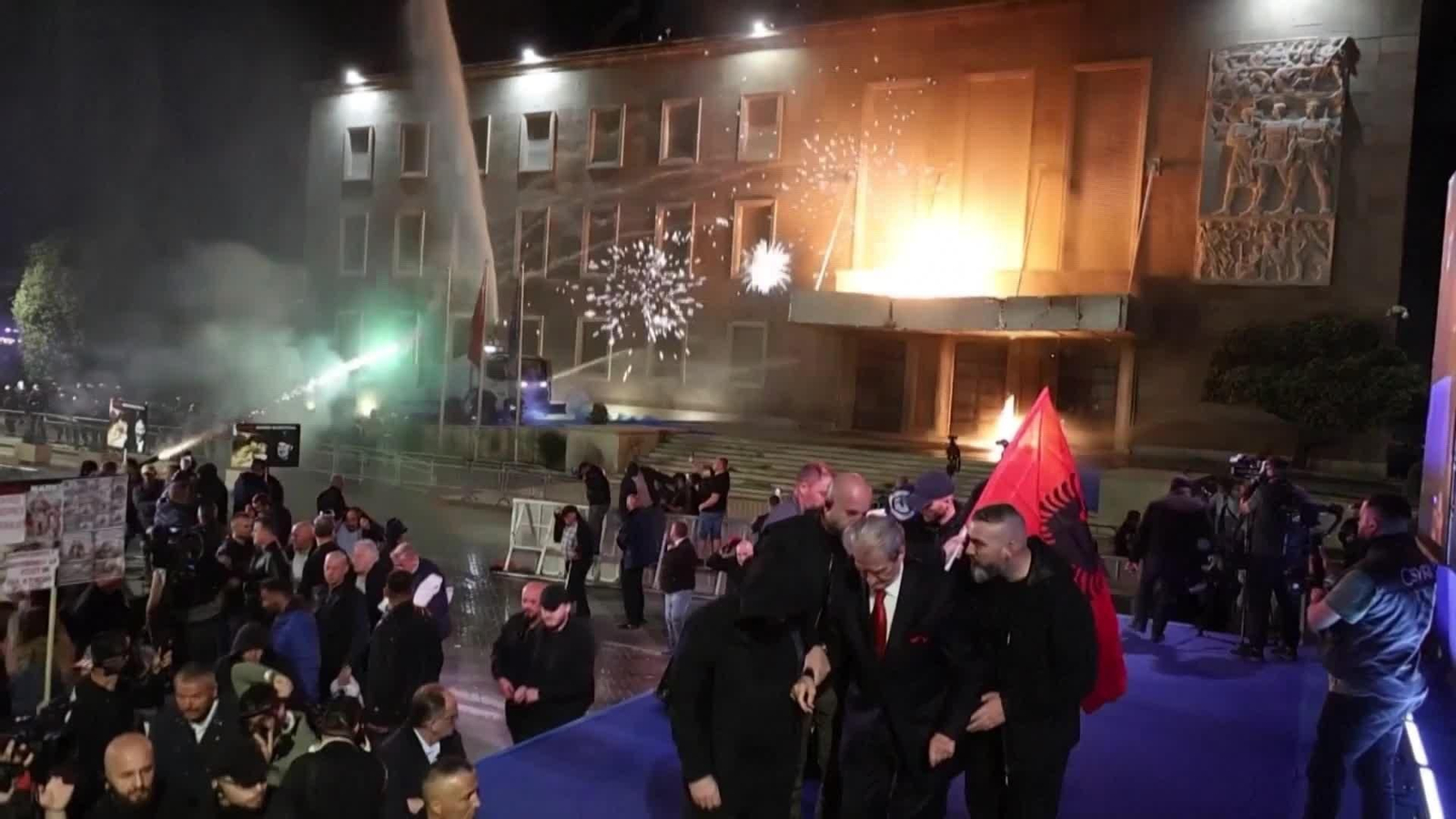 va albania protestas corrupcion