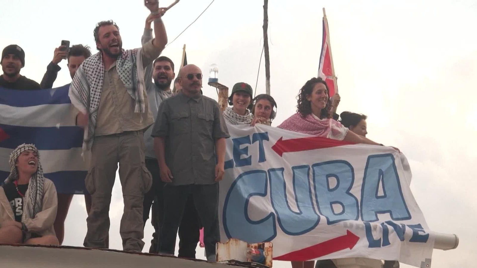 va llegada flotilla a cuba
