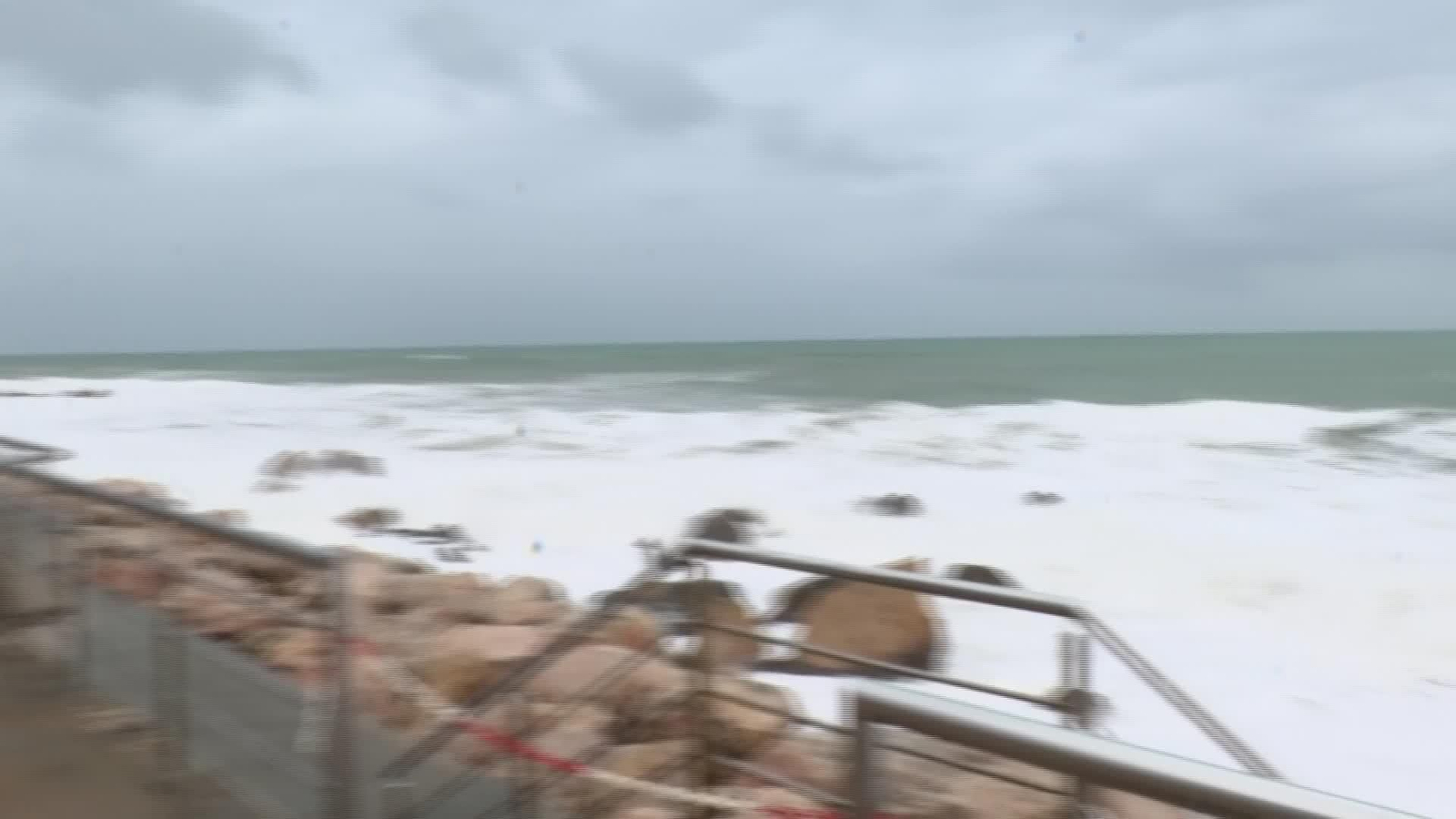 L063-GIRONA TEMPORAL VIENTO