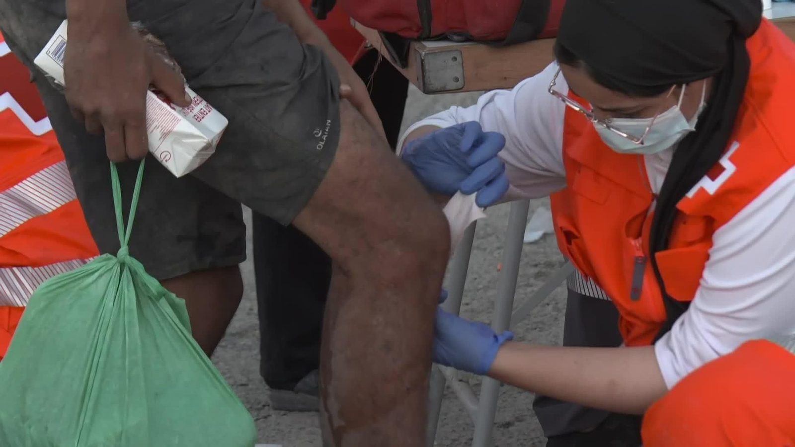 web hospital colapsado inmigrantes