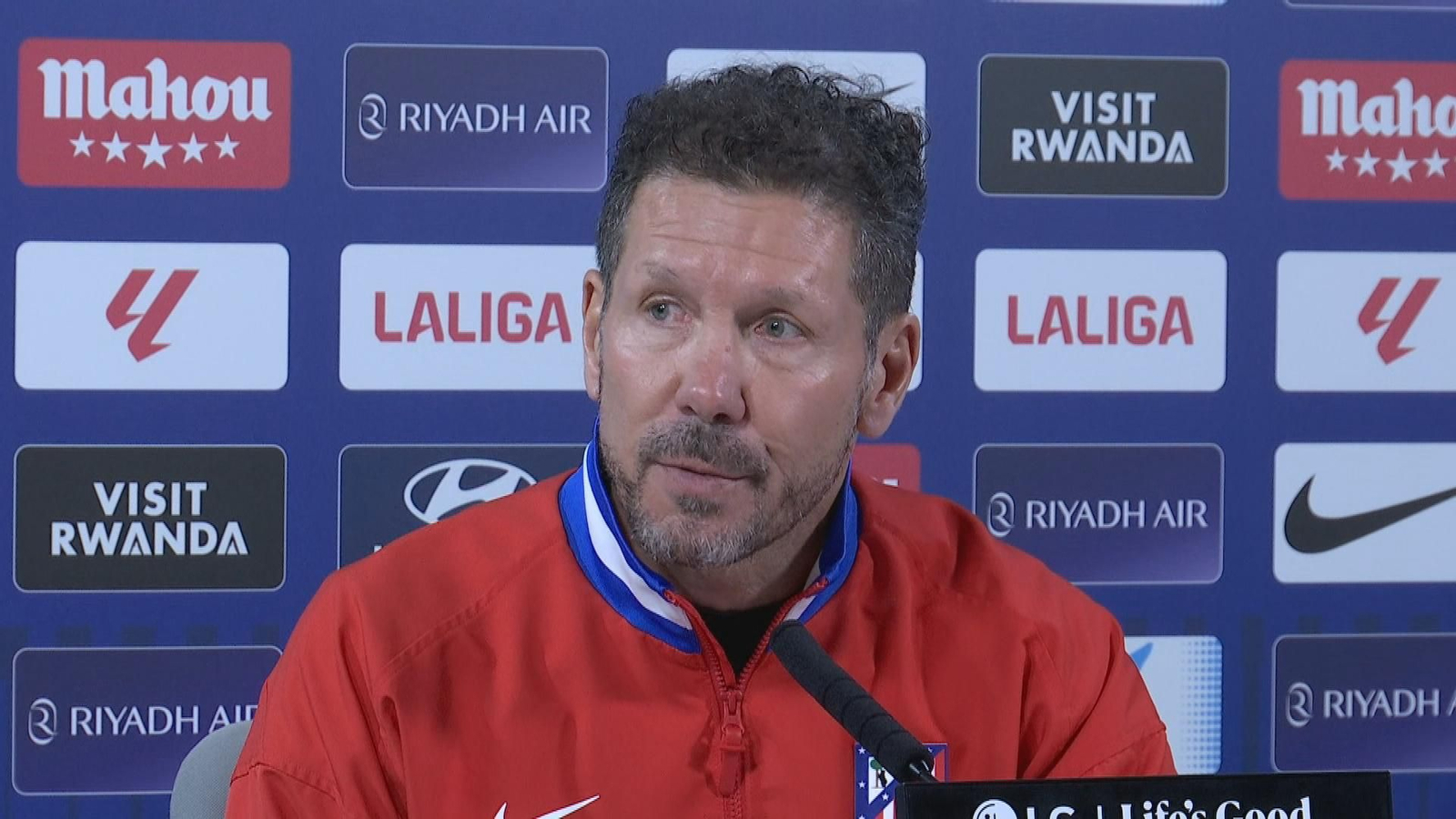 Diego Simeone, entrenador del Atlético