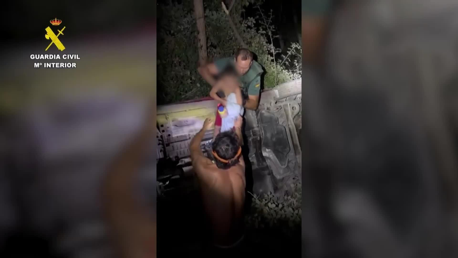 va granada rescate madre e hijo