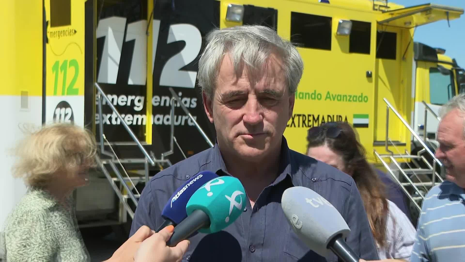 D648-BADAJOZ INCENDIO VALDECABALLEROS PUESTO MANDO