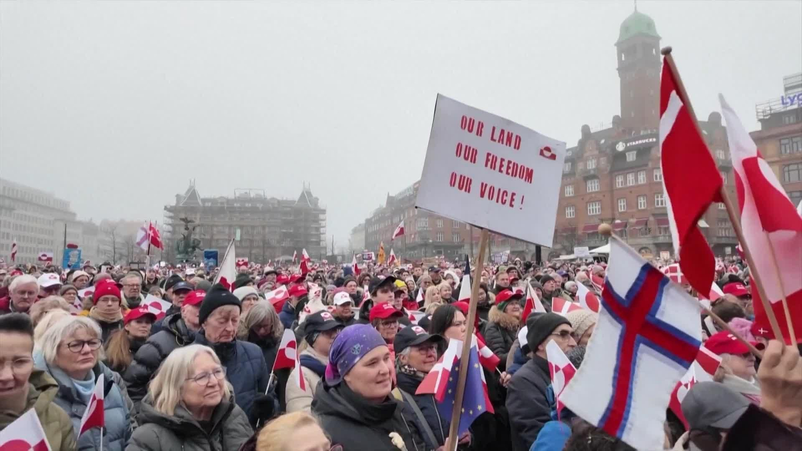 va dinamarca protestas eeuu