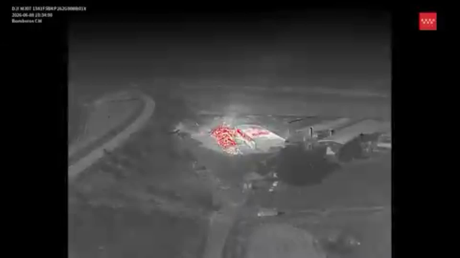 web drones bomberos