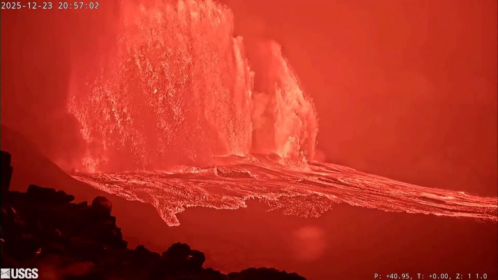 va kilauea en erupcion