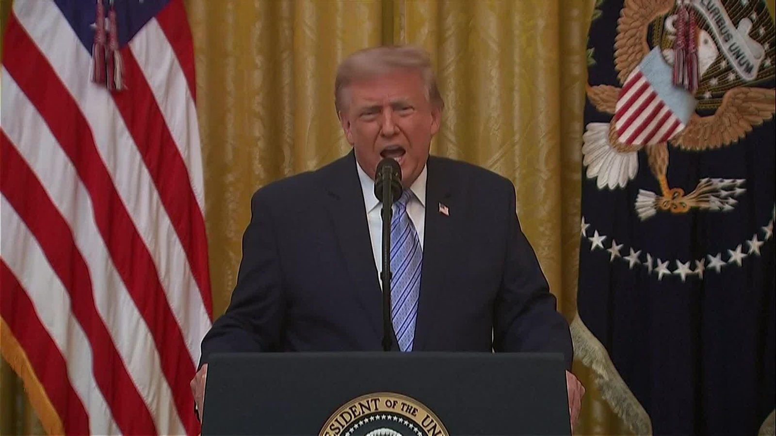 va trump discurso