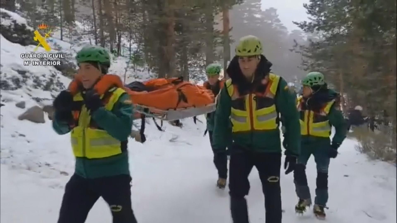 El primer fin de semana de 2026 arranca don diez rescates en la sierra de Madrid