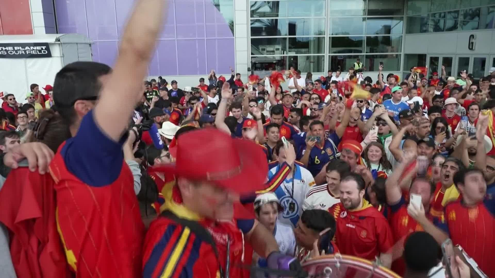 X006-EEUU CELEBRACIONES AFICIONADOS ESPAÑOLES DALLAS