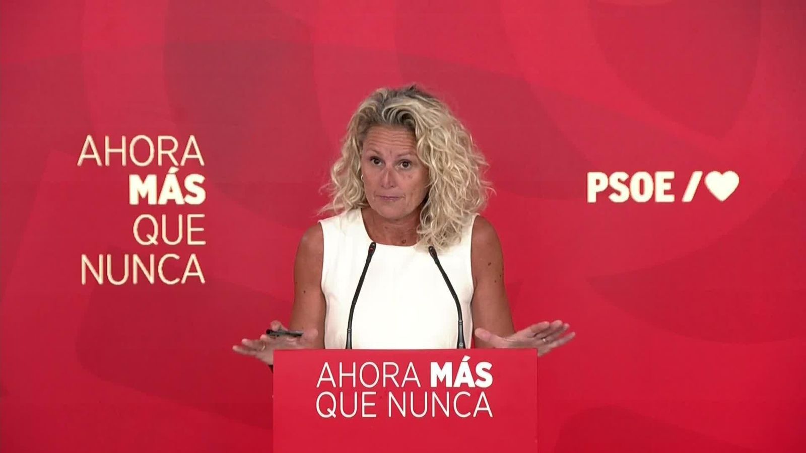 L018-MADRID RP MONTSE MINGUEZ TRAS EJECUTIVA PSOE