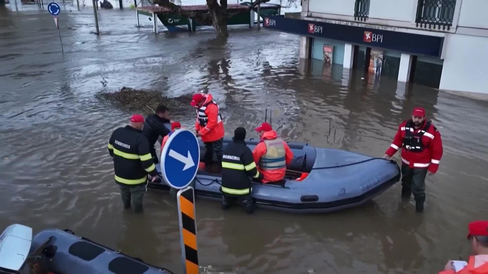 web inundaciones en portugal