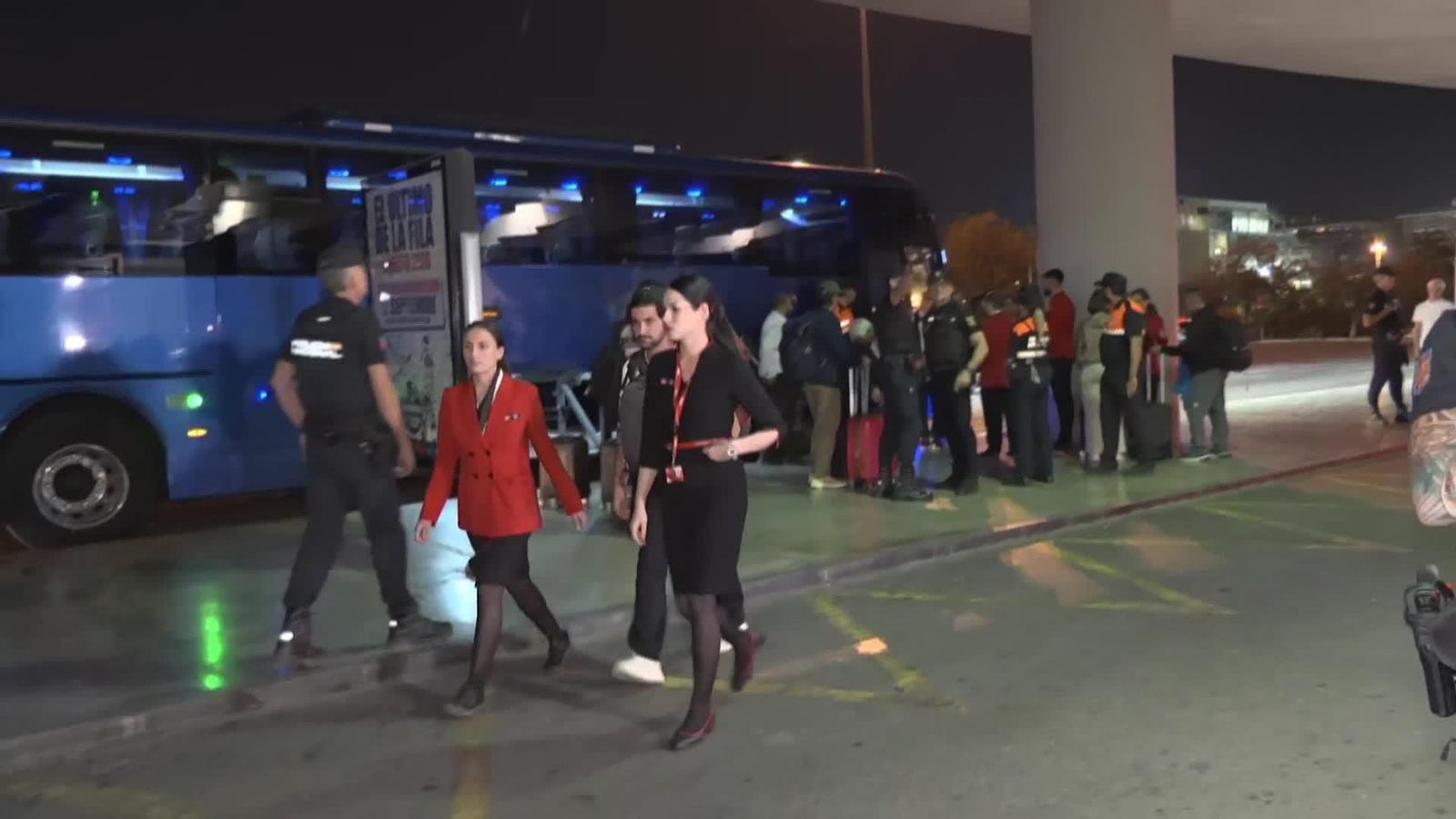 va llegada pasajeros en buses