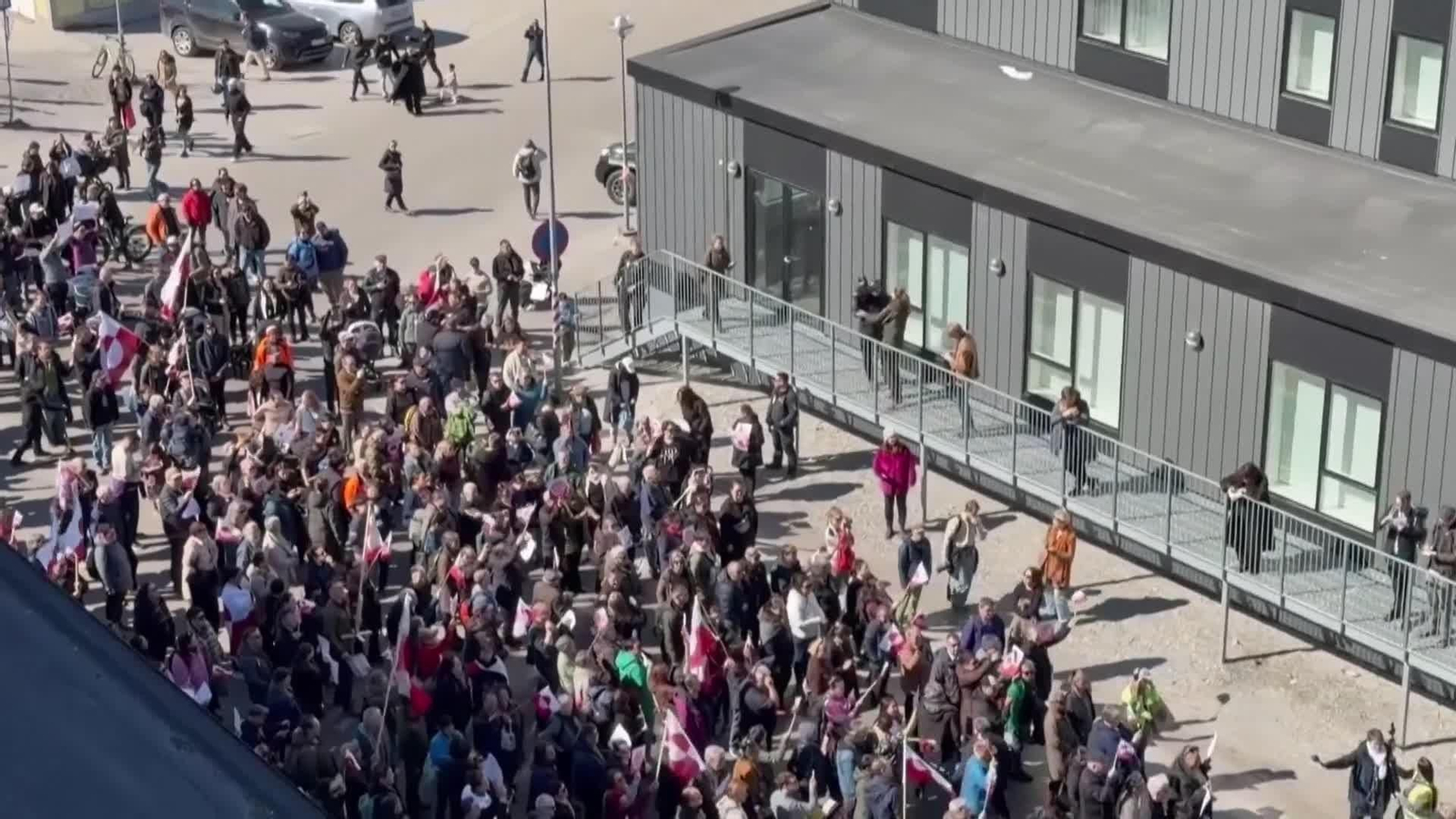 va protestas groenlandia contra trump