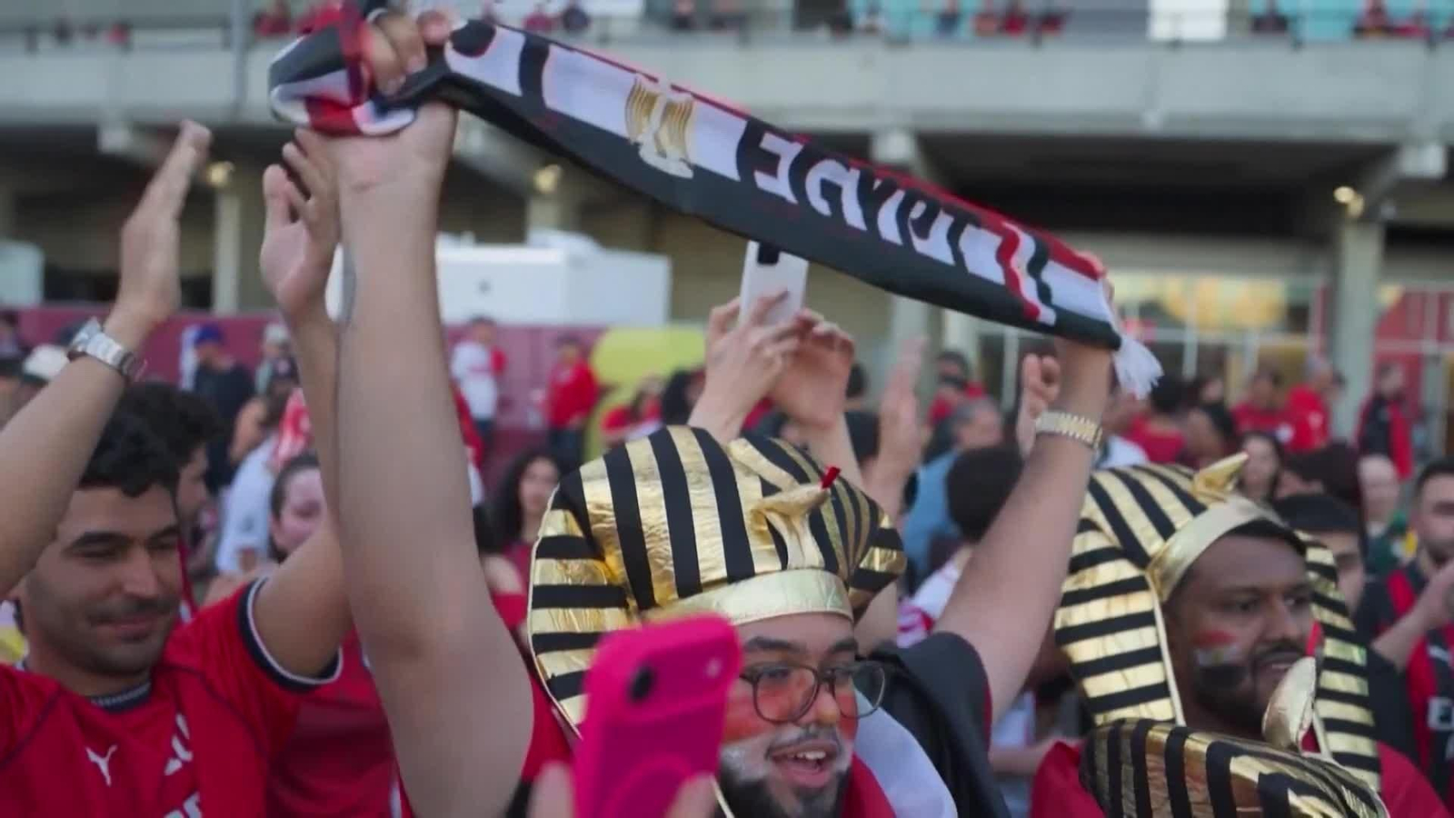 va fans egipto celebran primera victoria mundial