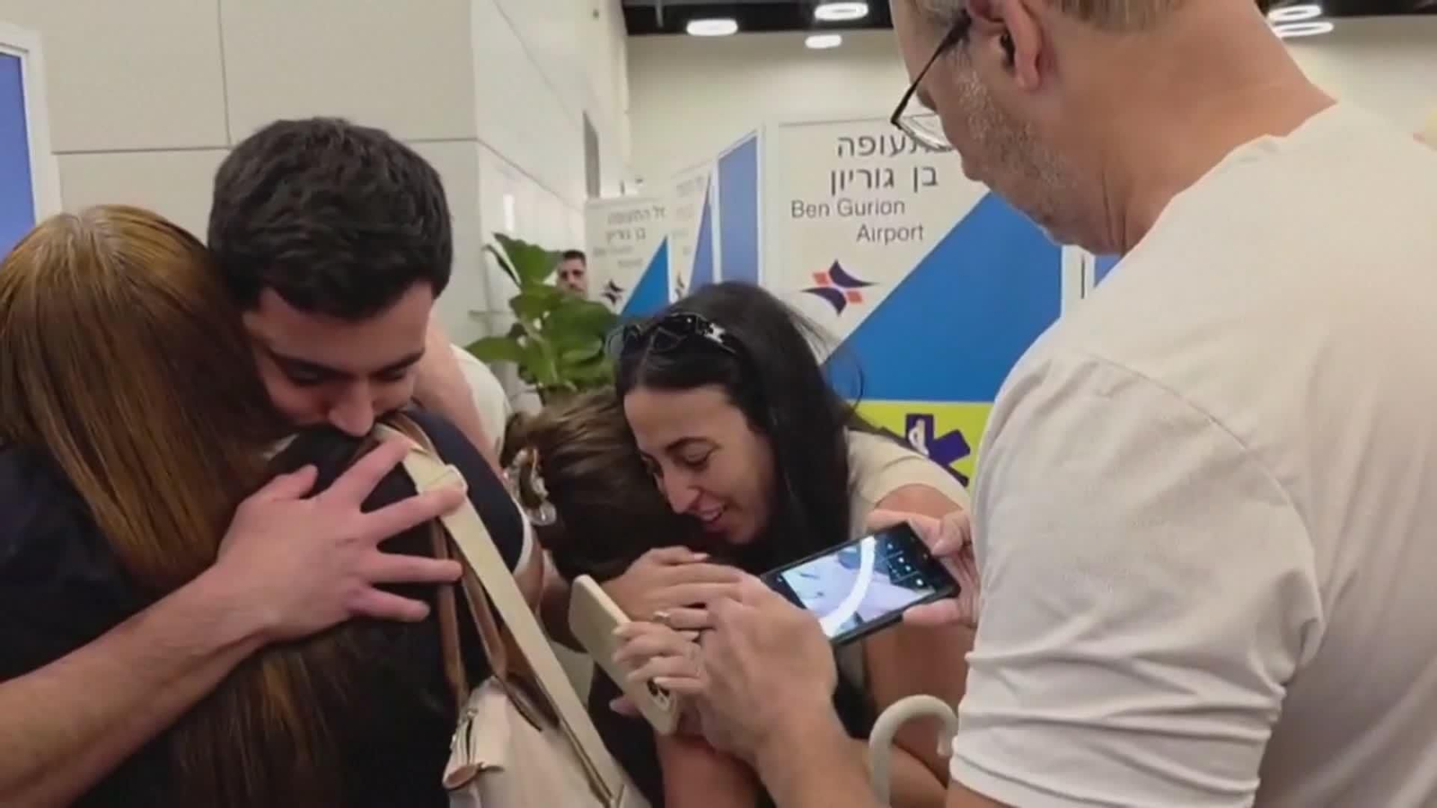 va llegada pasajeros avion israeli