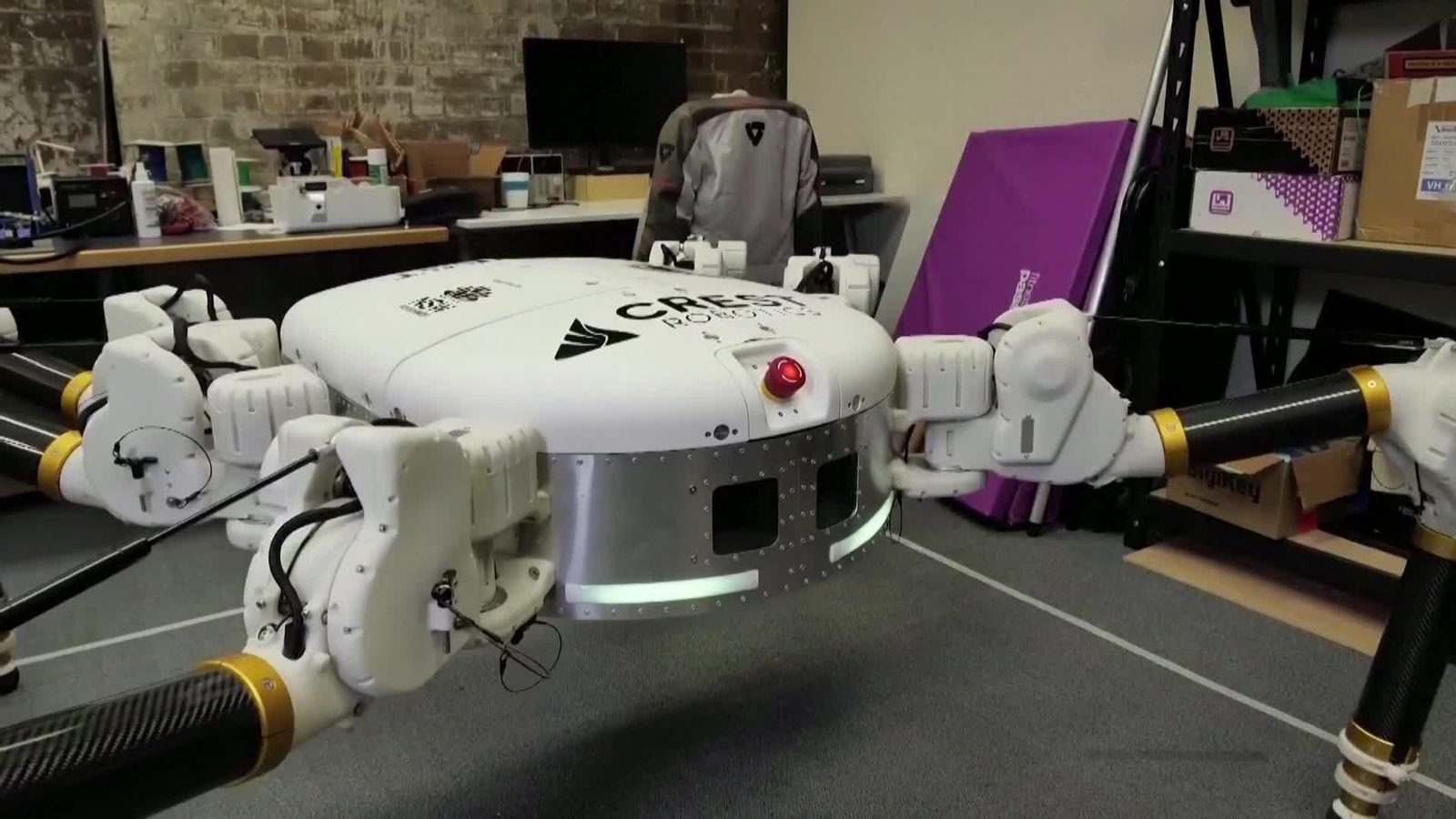 va robot araña constructor