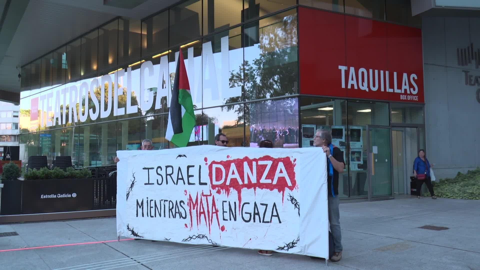 va concentracion contra compania israel