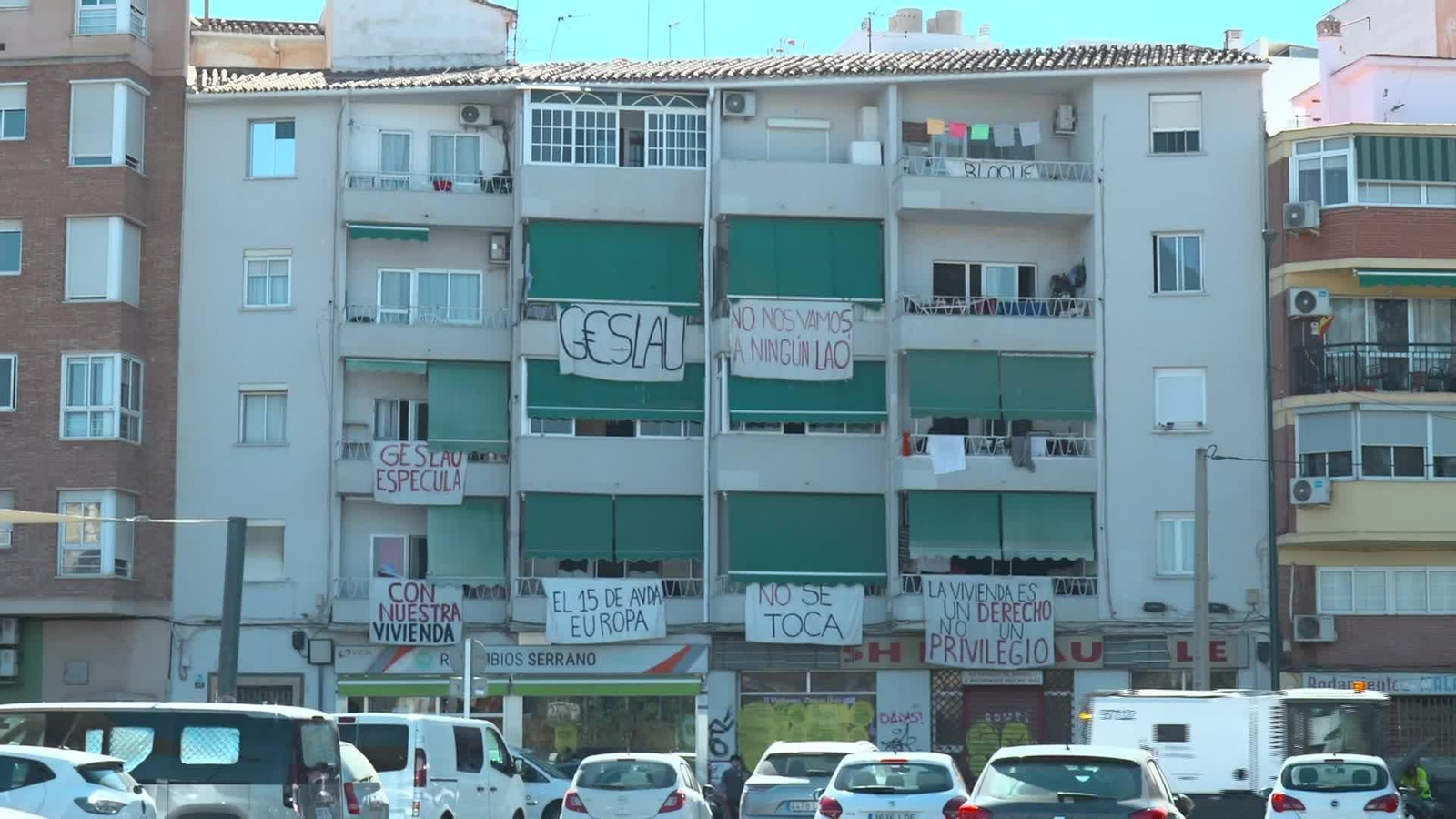 V045-MALAGA VECINOS LUCHAN CONTRA DESAHUCIO