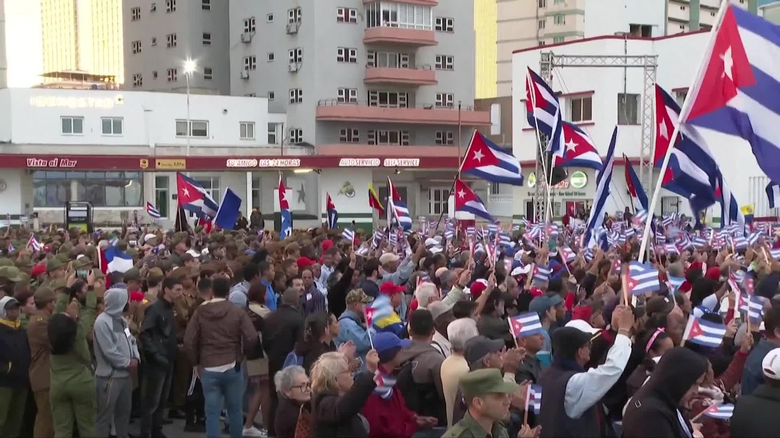 S001-CUBA MANIFESTACION SOLDADOS MUERTOS VENEZUELA