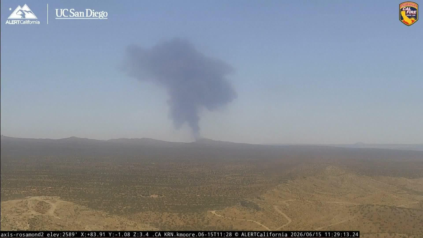 va bombardero estrellado california