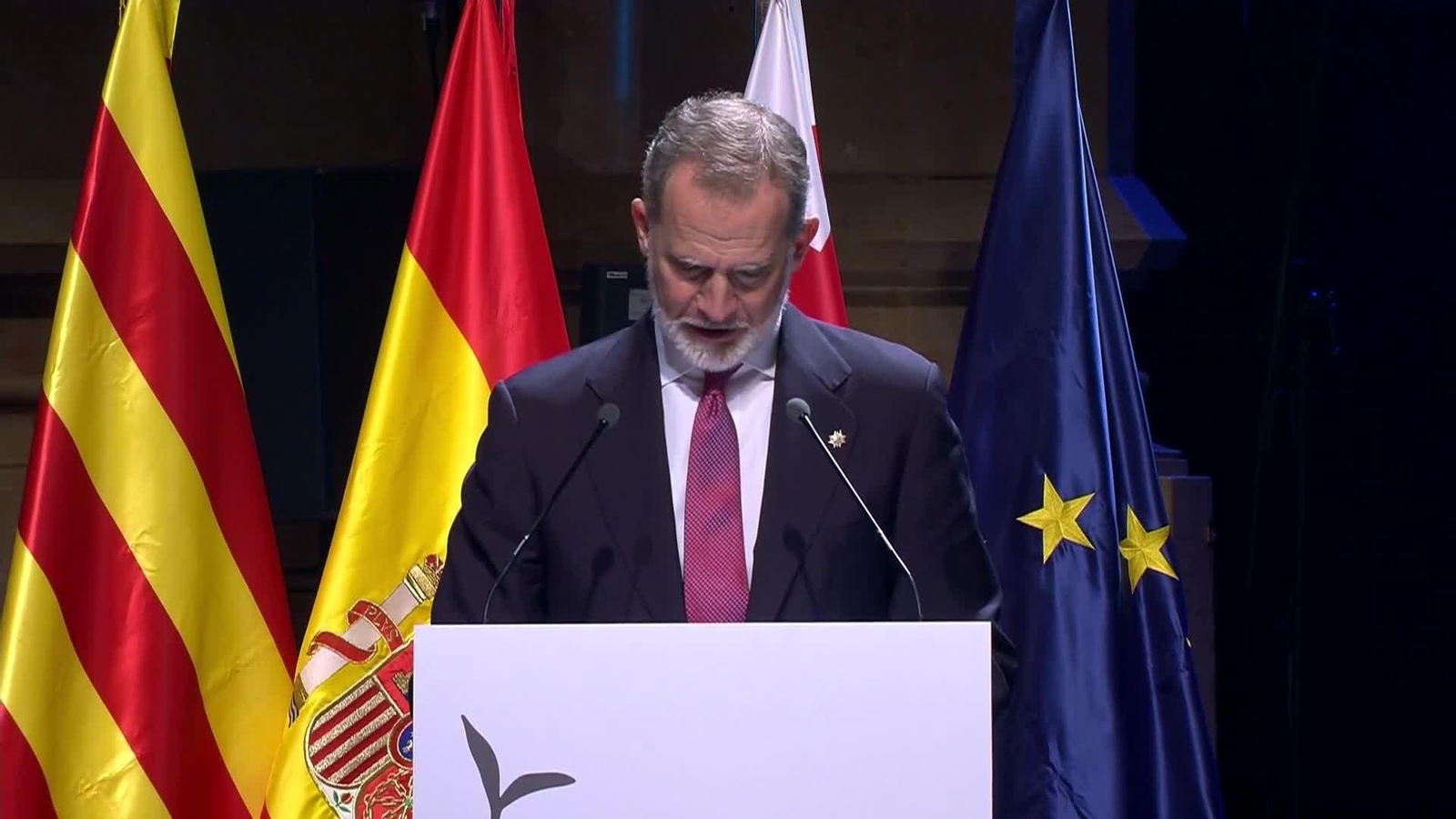 X081-BARCELONA DISCURSO REY FELIPE EN PRINCESA DE GIRONA