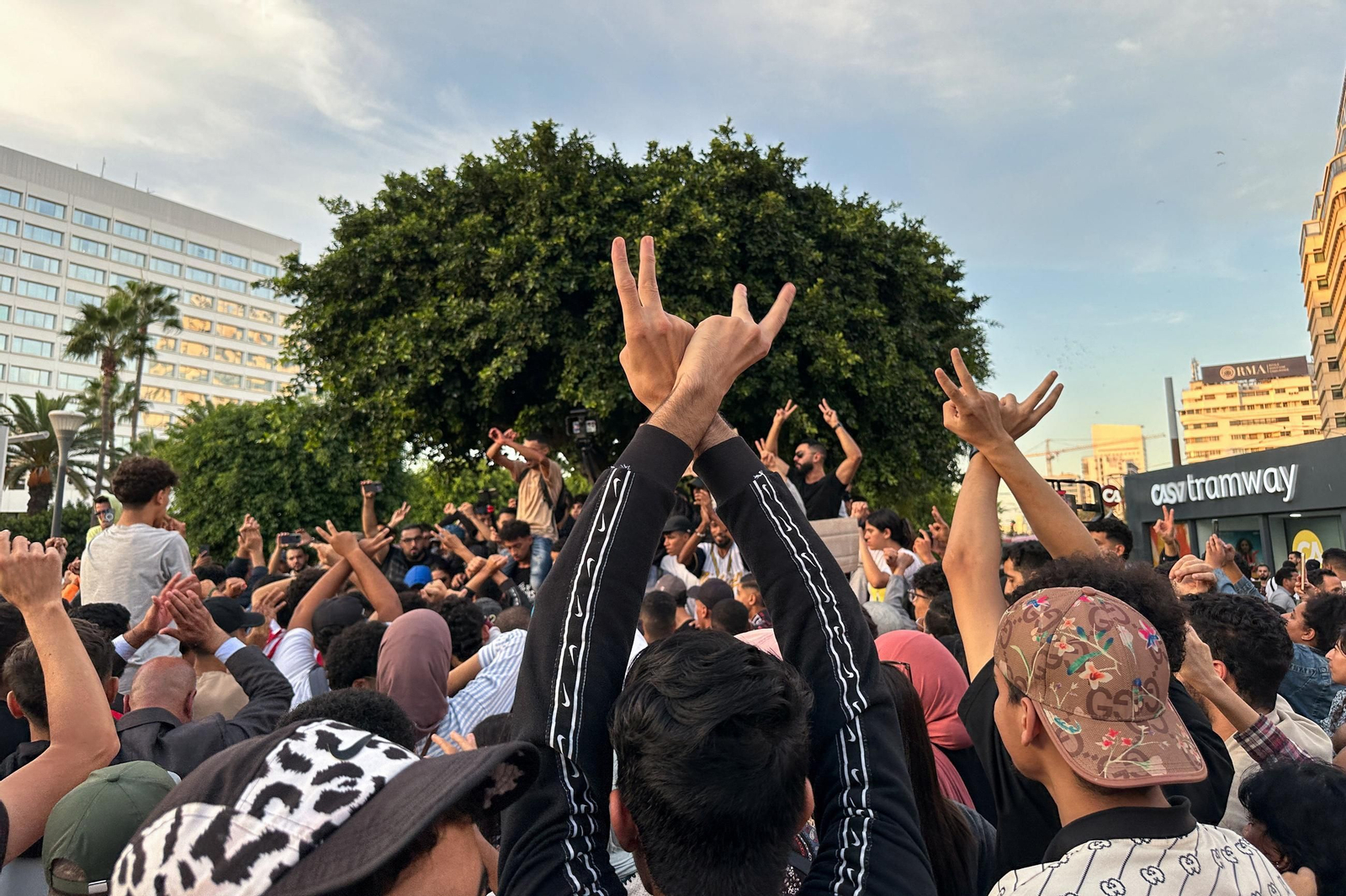 Las protestas de la Generación Z cogen fuerza en las calles de Marruecos