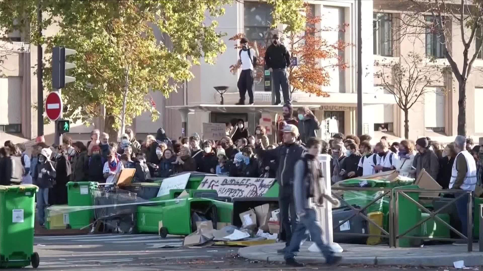 J008-FRANCIA PROTESTAS ESTUDIANTILES