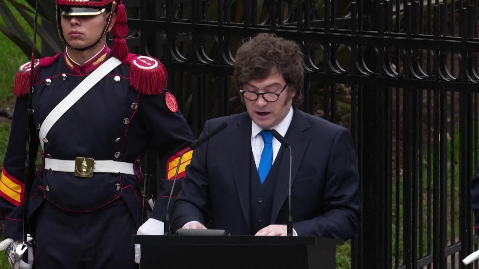 va homenaje milei guerra malvinas