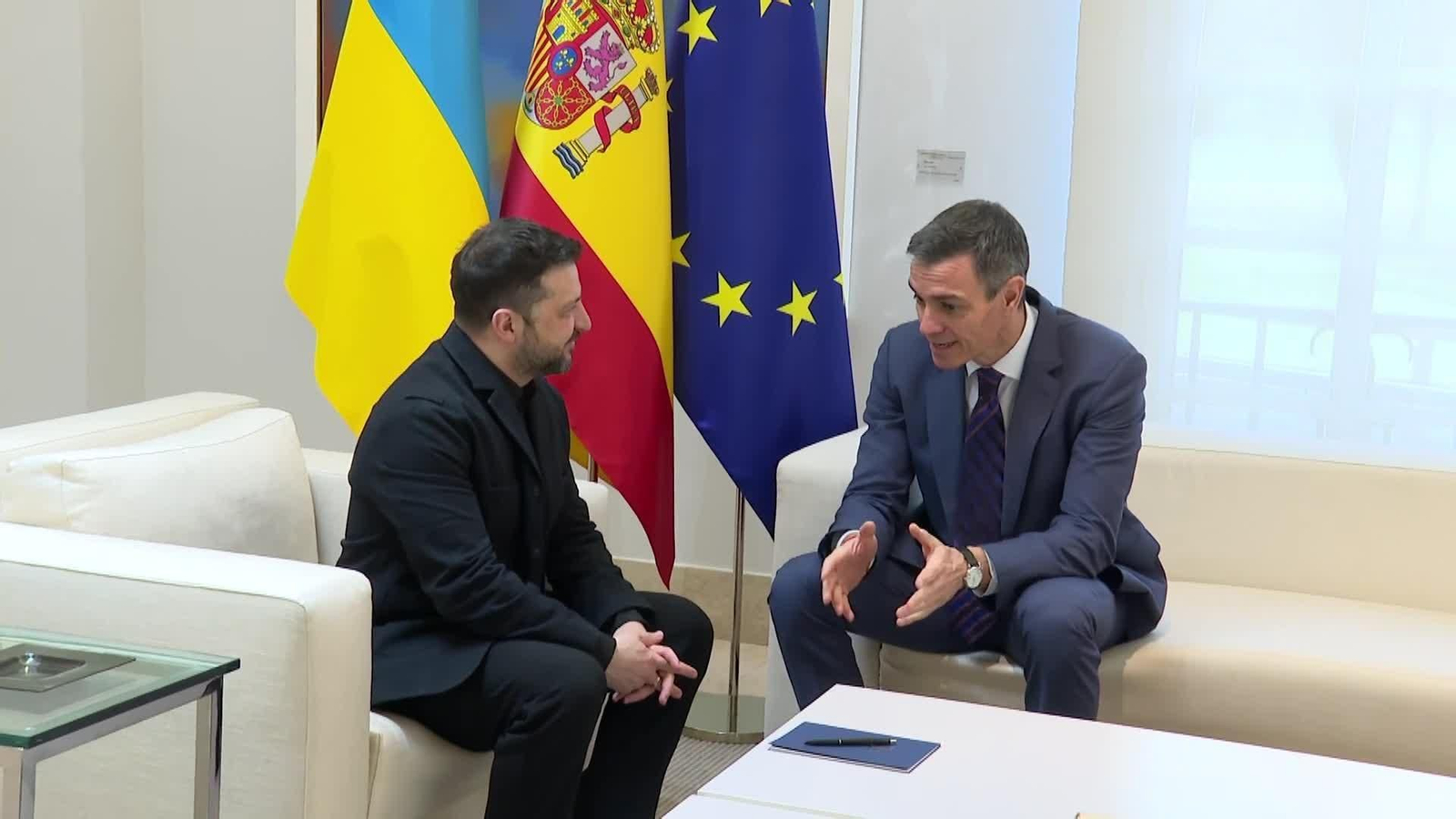 va sanchez recibe a zelenski