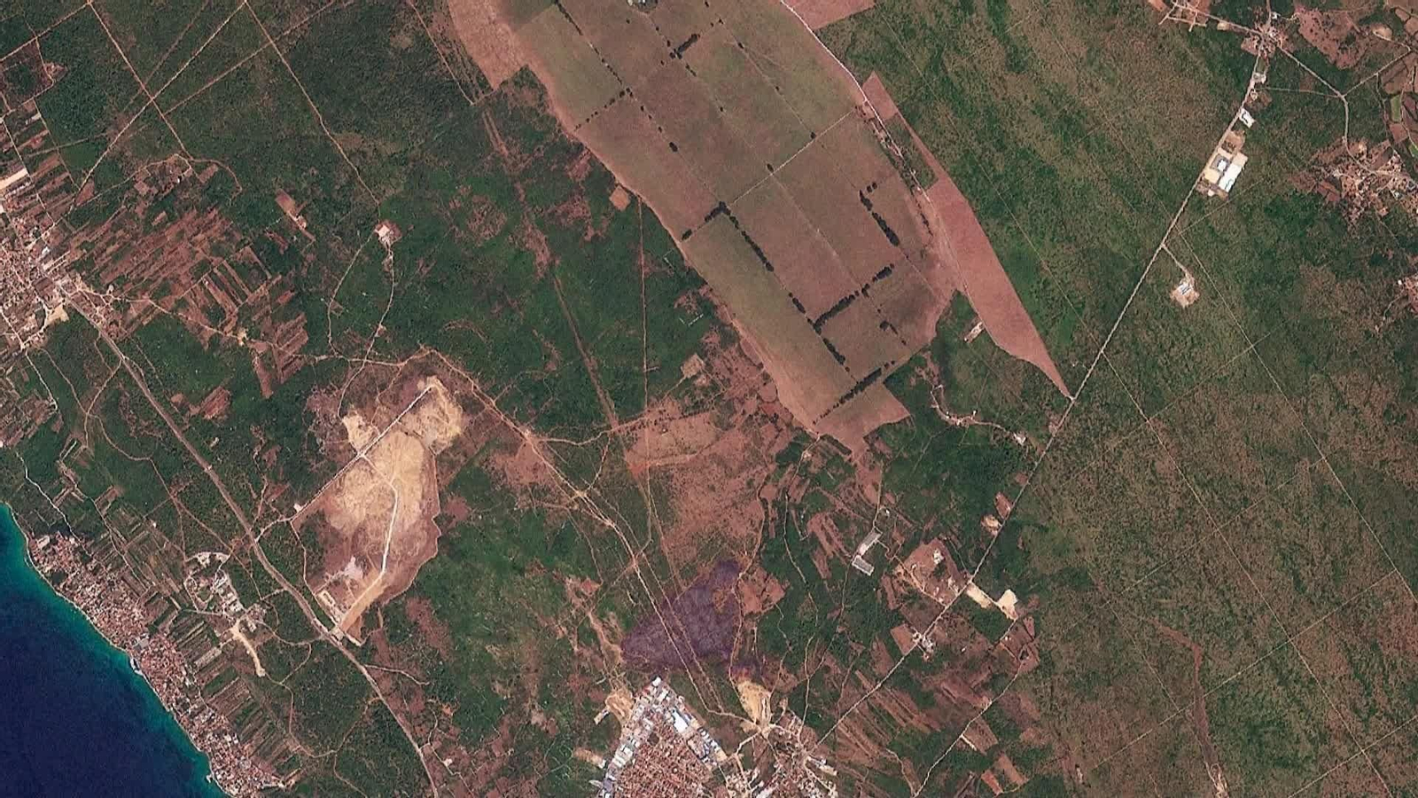 X062-BALCANES IMAGENES SATELITE ANTES Y DESPUES INCENDIOS