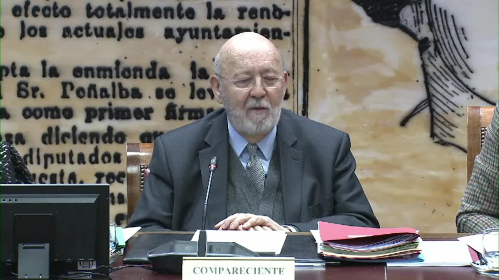 va tezanos en comision senado