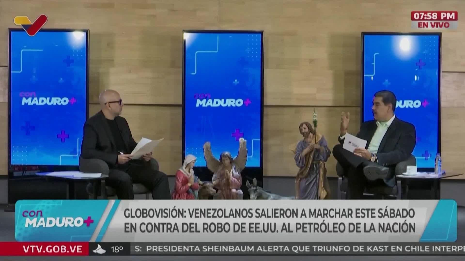 M007-VENEZUELA MADURO LLAMA NAZI A KAST