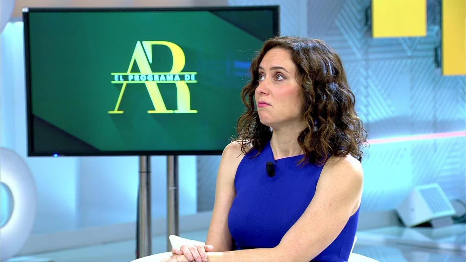 J014-MADRID ENTREVISTA AYUSO MEDIASET 1