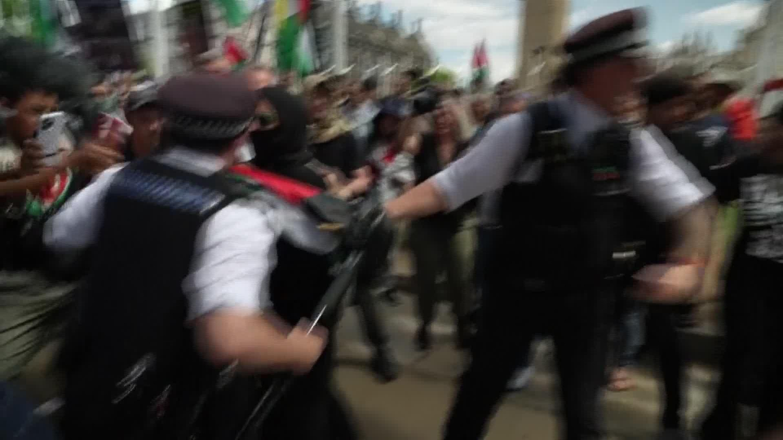 S036-RU ACCION PROTESTA CONTRA GUERRA GAZA