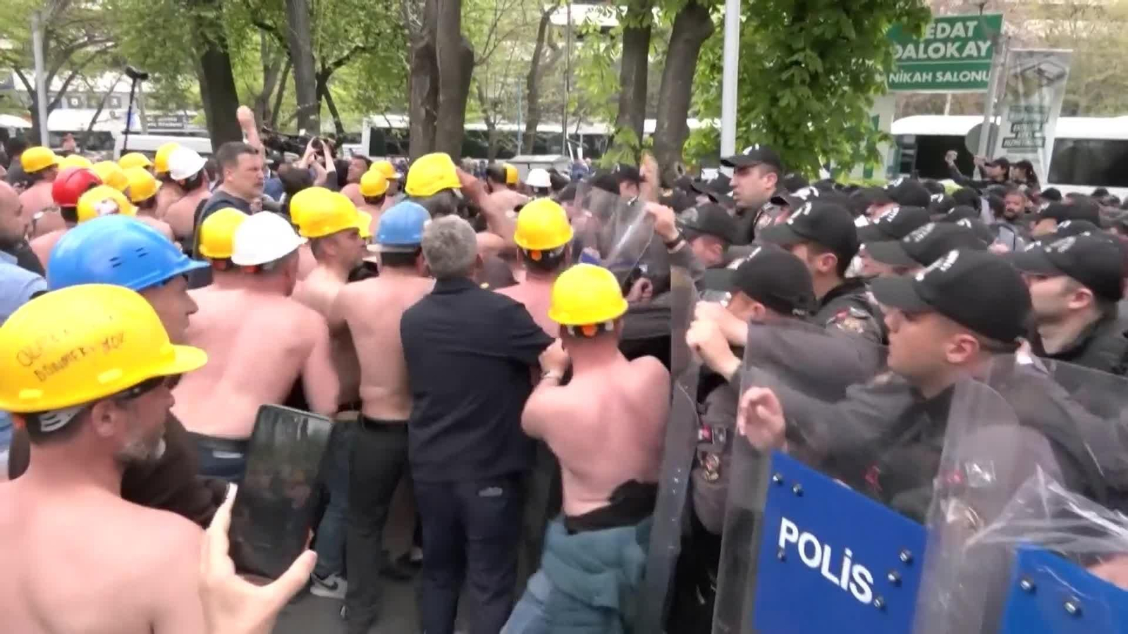 va protestas mineros turquia