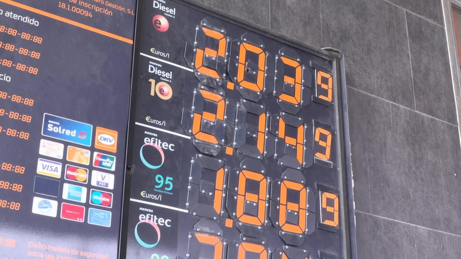 V085-GRANADA PRECIO CARBURANTES