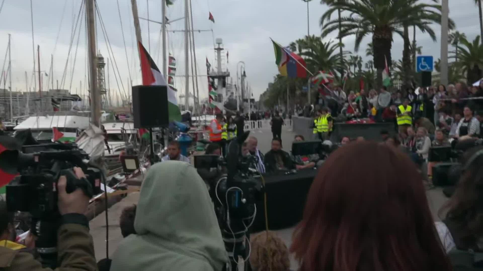 D034-BARCELONA SALIDA FLOTILLA HUMANITARIA A GAZA