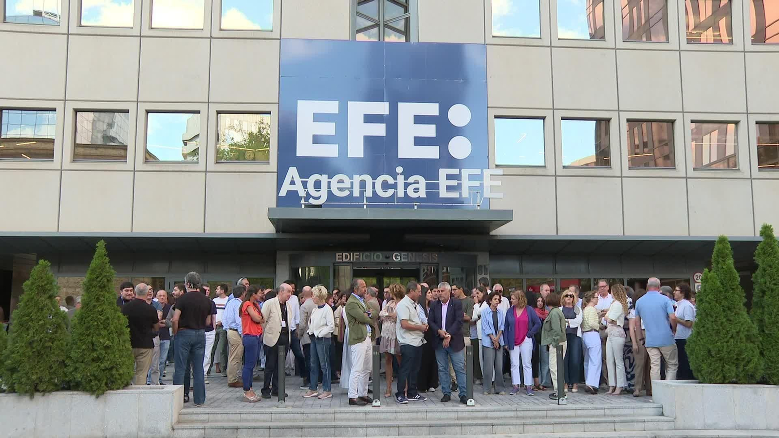 L045-MADRID PROTESTA REPORTEROS SIN FRONTERAS GAZA