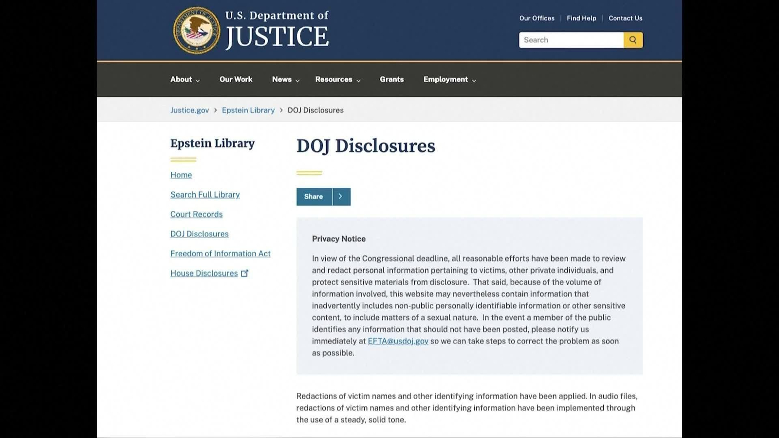 S001-EEUU DESCLASIFICACION DOCUMENTOS EPSTEIN