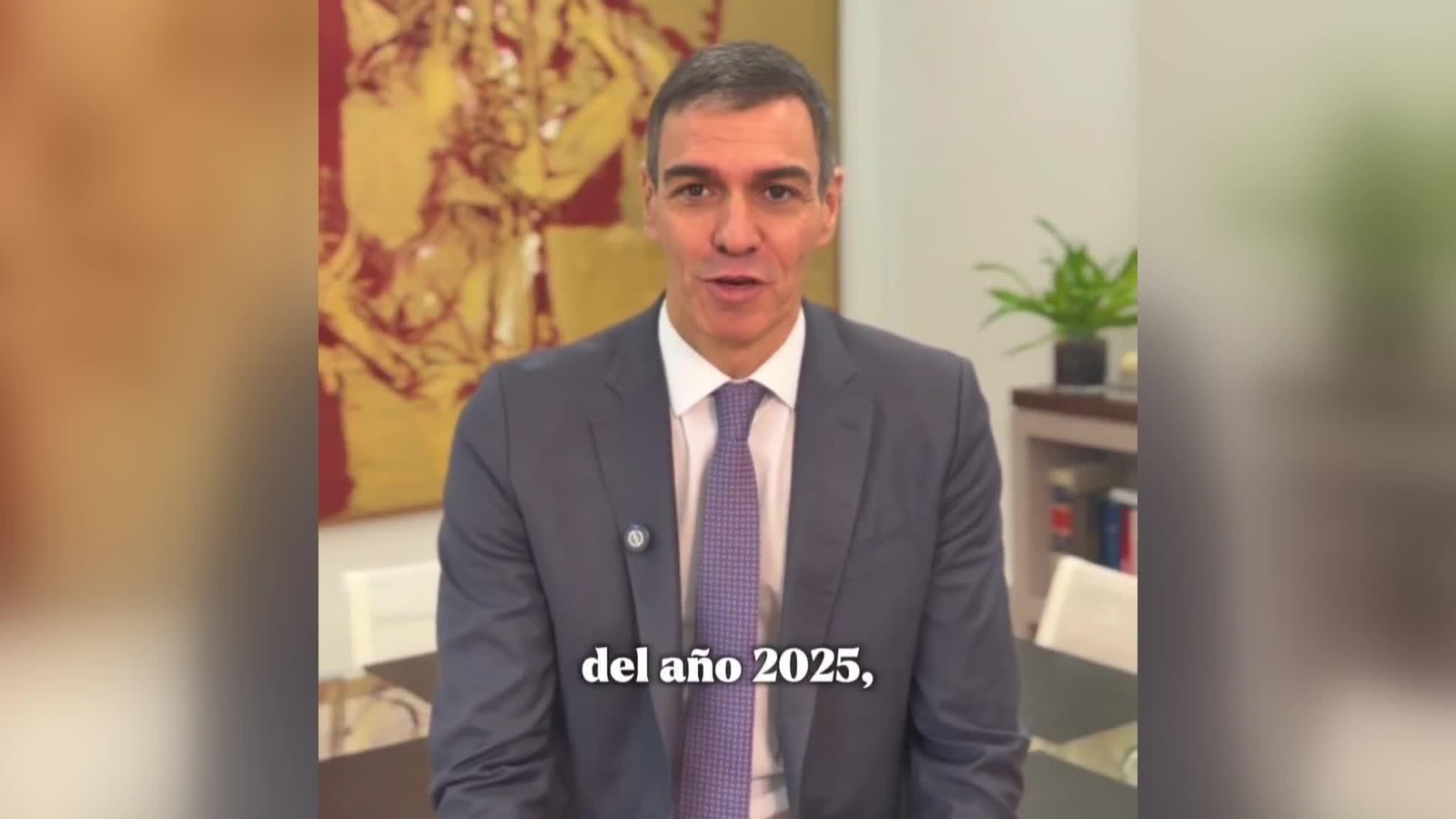 X035-MADRID MENSAJE FIN DE AÑO SANCHEZ