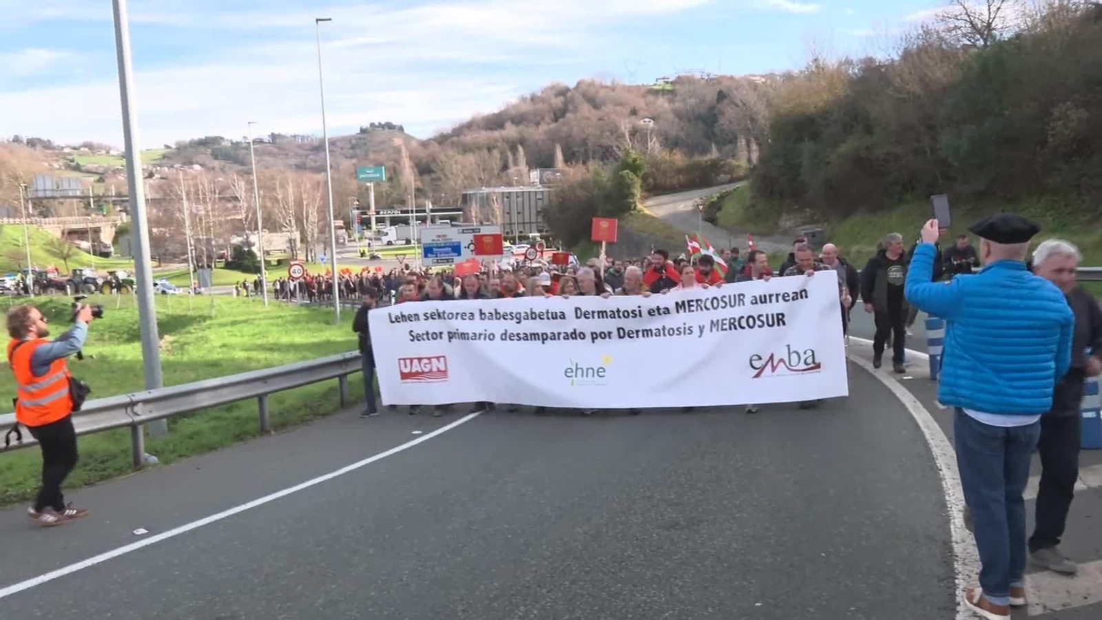 J064-GIPUZKOA PROTESTA MERCOSUR FRONTERA BIRIATOU