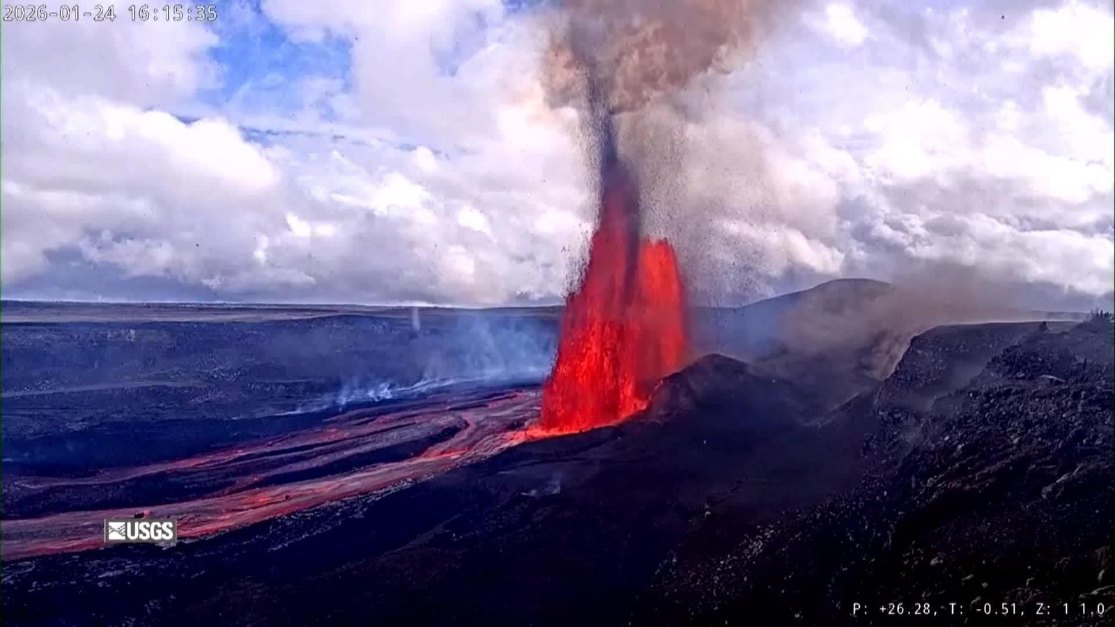 va erupcion volan kilauea
