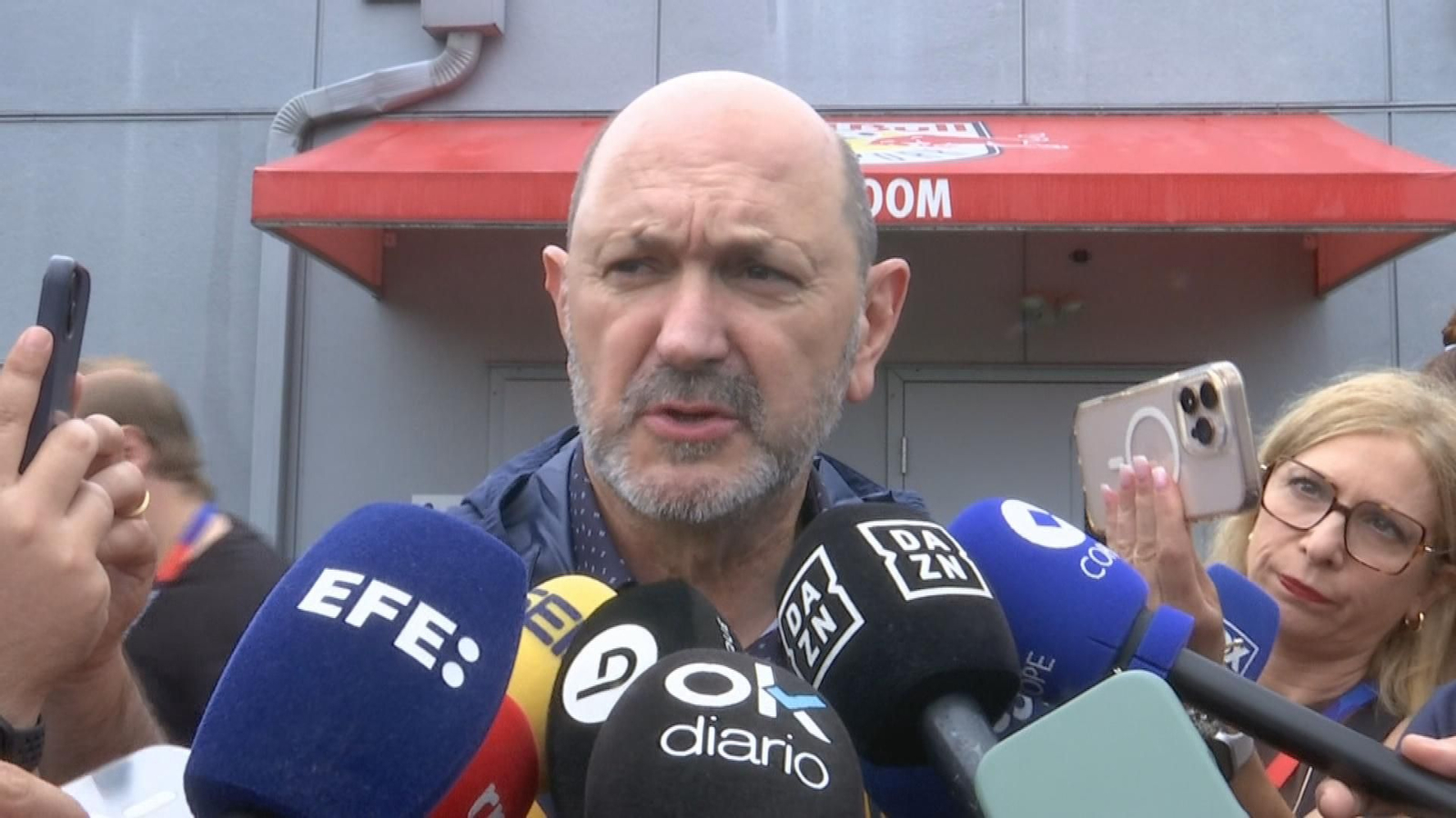 El presidente de la RFEF, Rafael Louzan