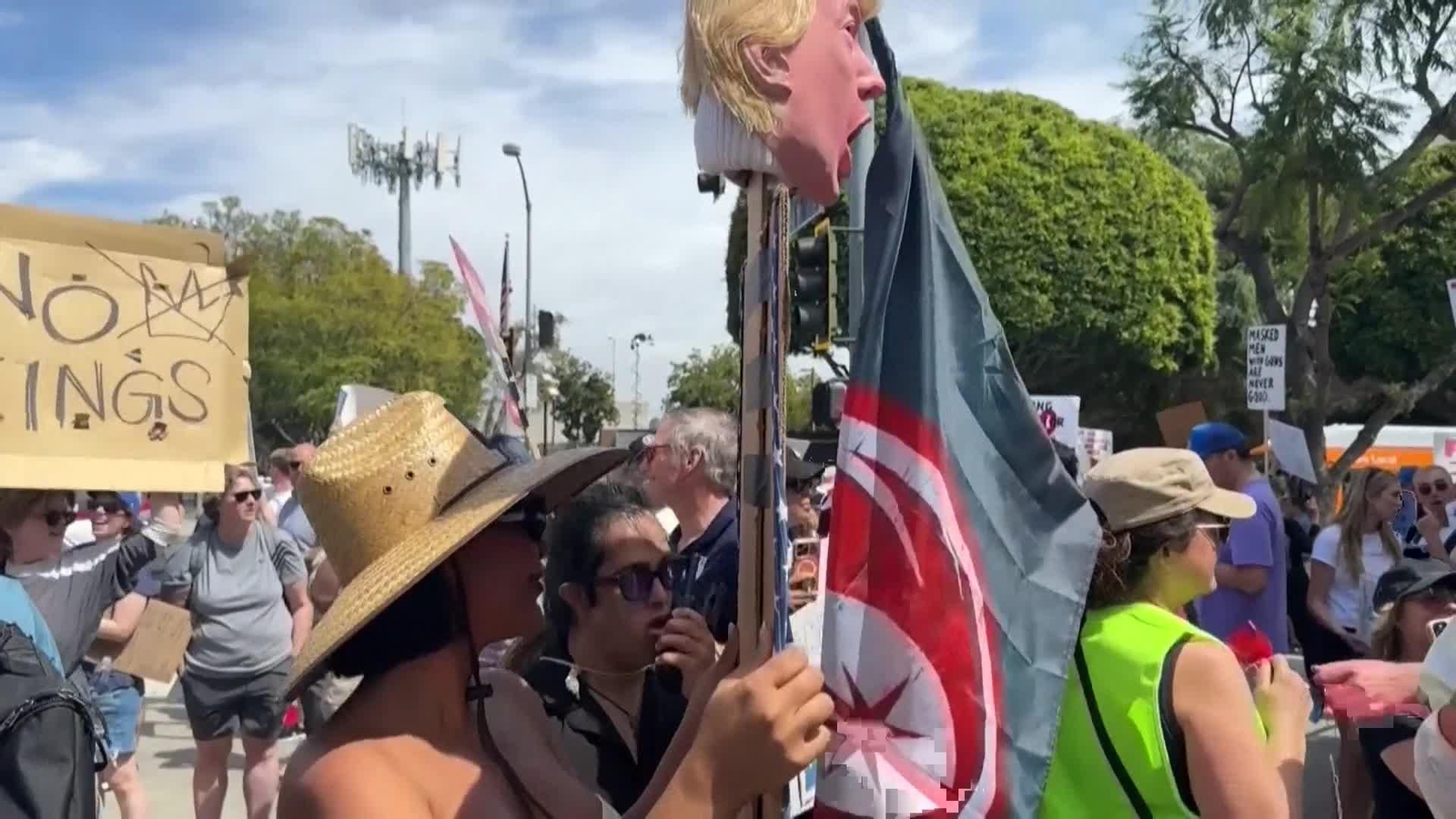 "No kings", el grito que recorre Estados Unidos contra las políticas de Trump