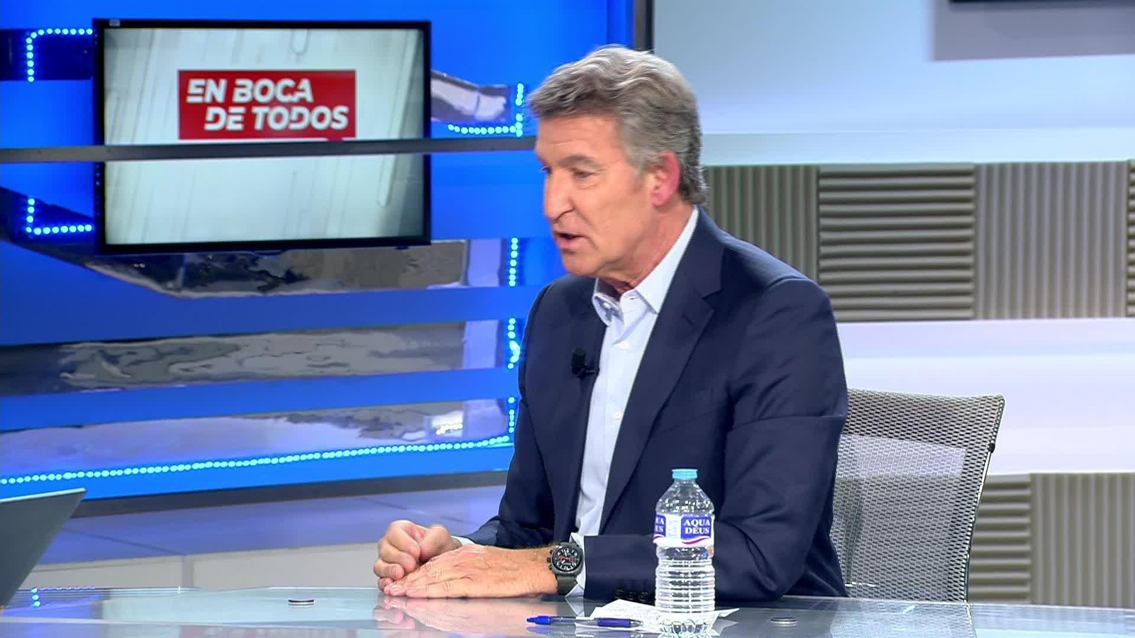 X022-MADRID ENTREVISTA NUÑEZ FEIJOO MEDIASET 2 FIN