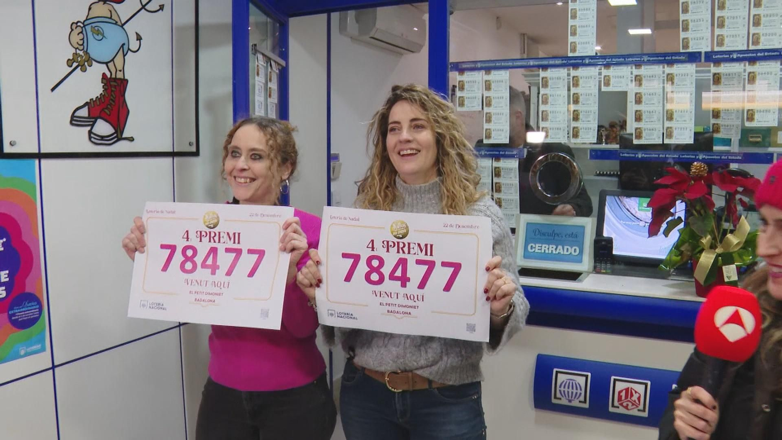 L038 BARCELONA AGRACIADOS CUARTO PREMIO BADALONA frame 8730