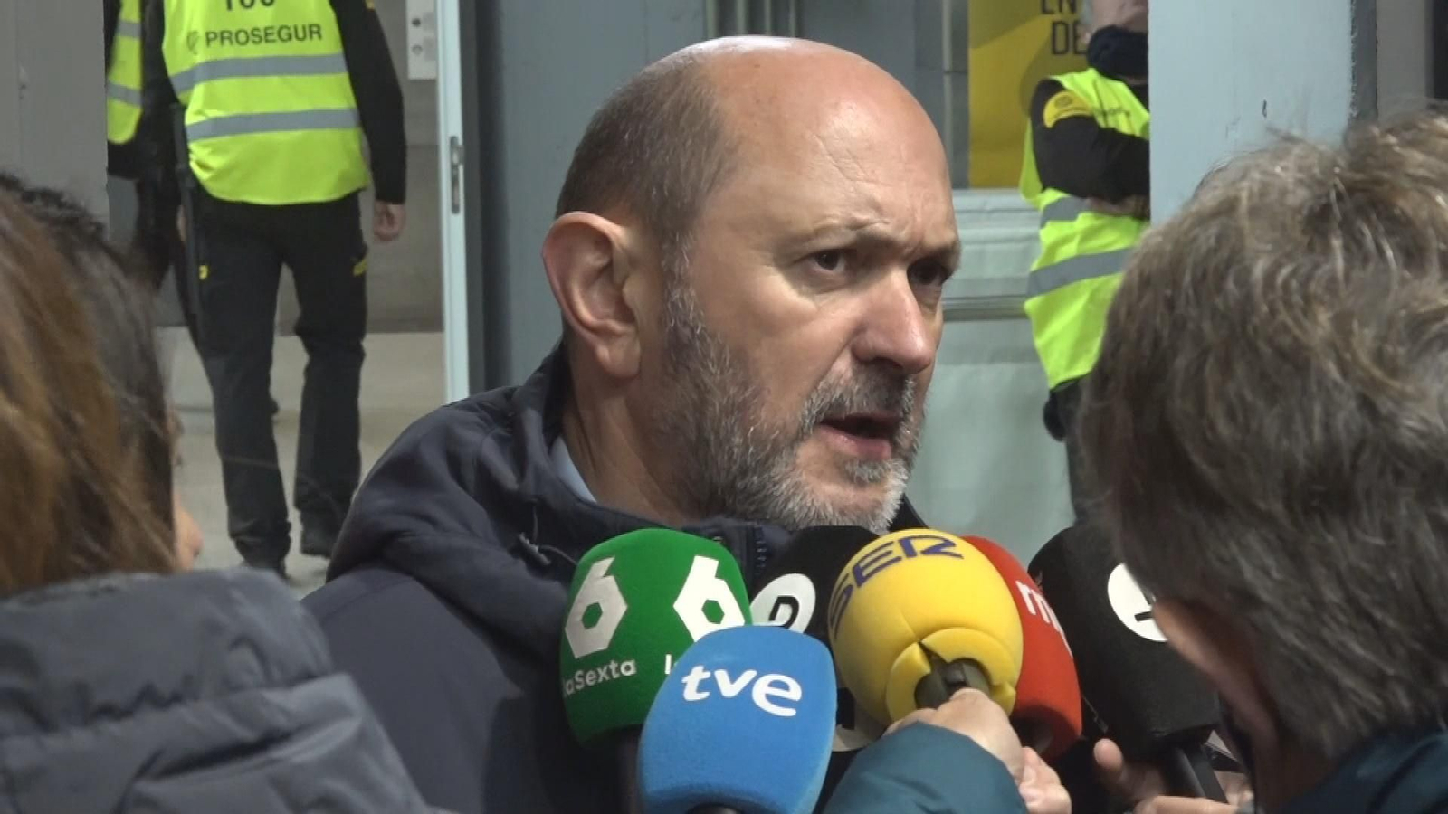 El presidente de la RFEF, Rafael Louzán