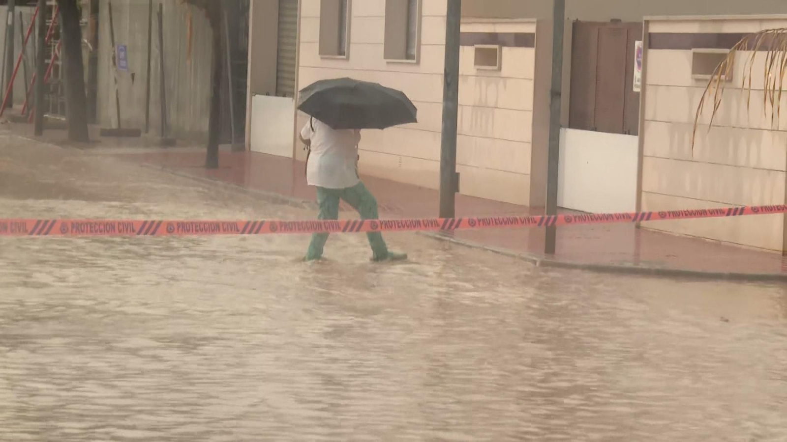 Lluvias en Los Alcázares (Murcia)