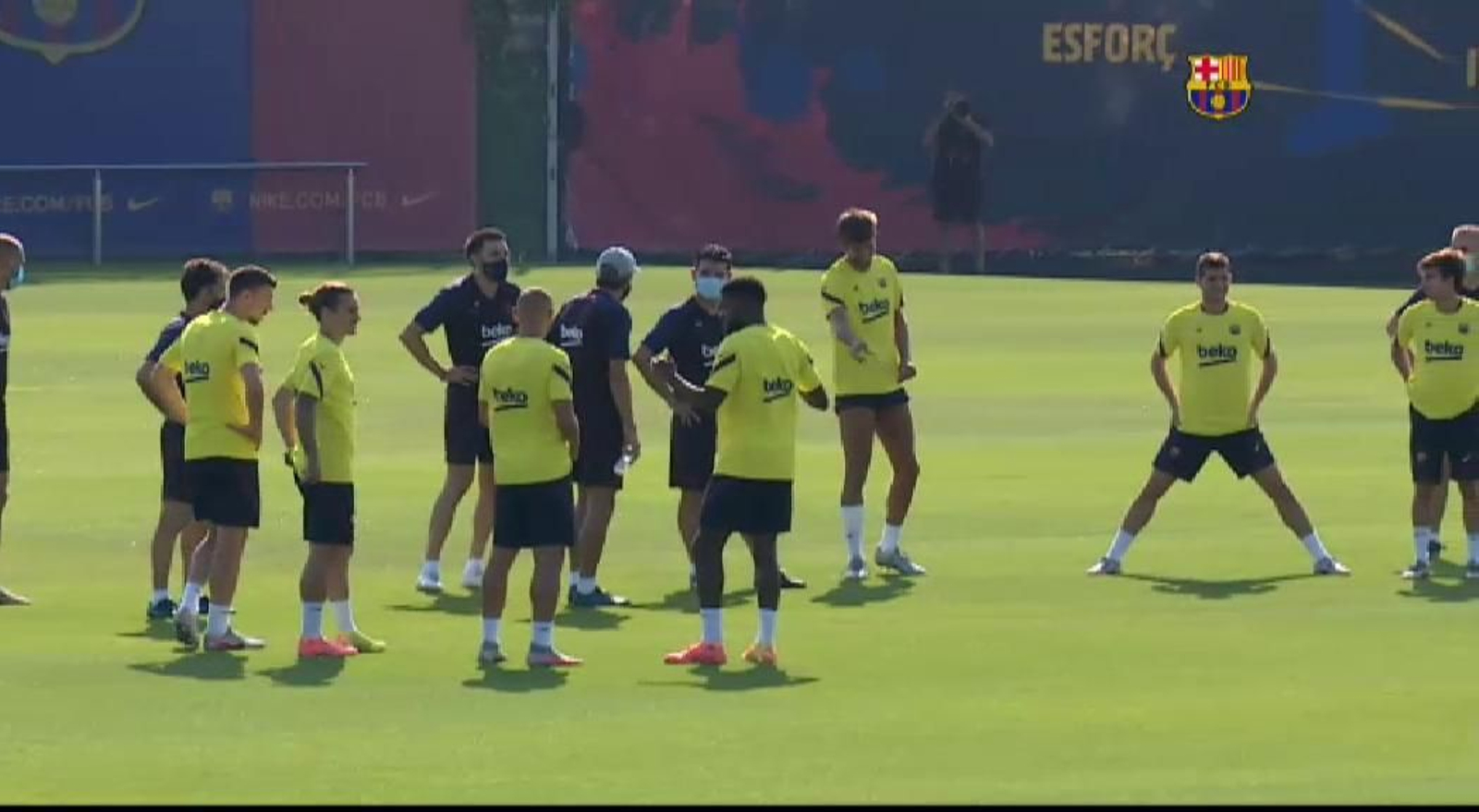 El Barça recupera a Busquets y a Sergi Roberto para el choque ante el Atlético El Barça recupera a Busquets y a Sergi Roberto para el choque ante el Atlético